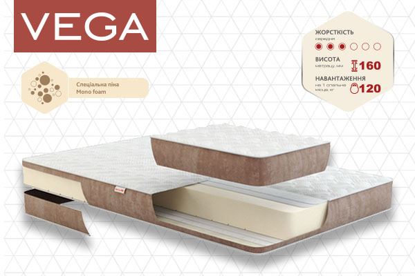 

Матрас ортопедический Come-for Vega 120x200 см
