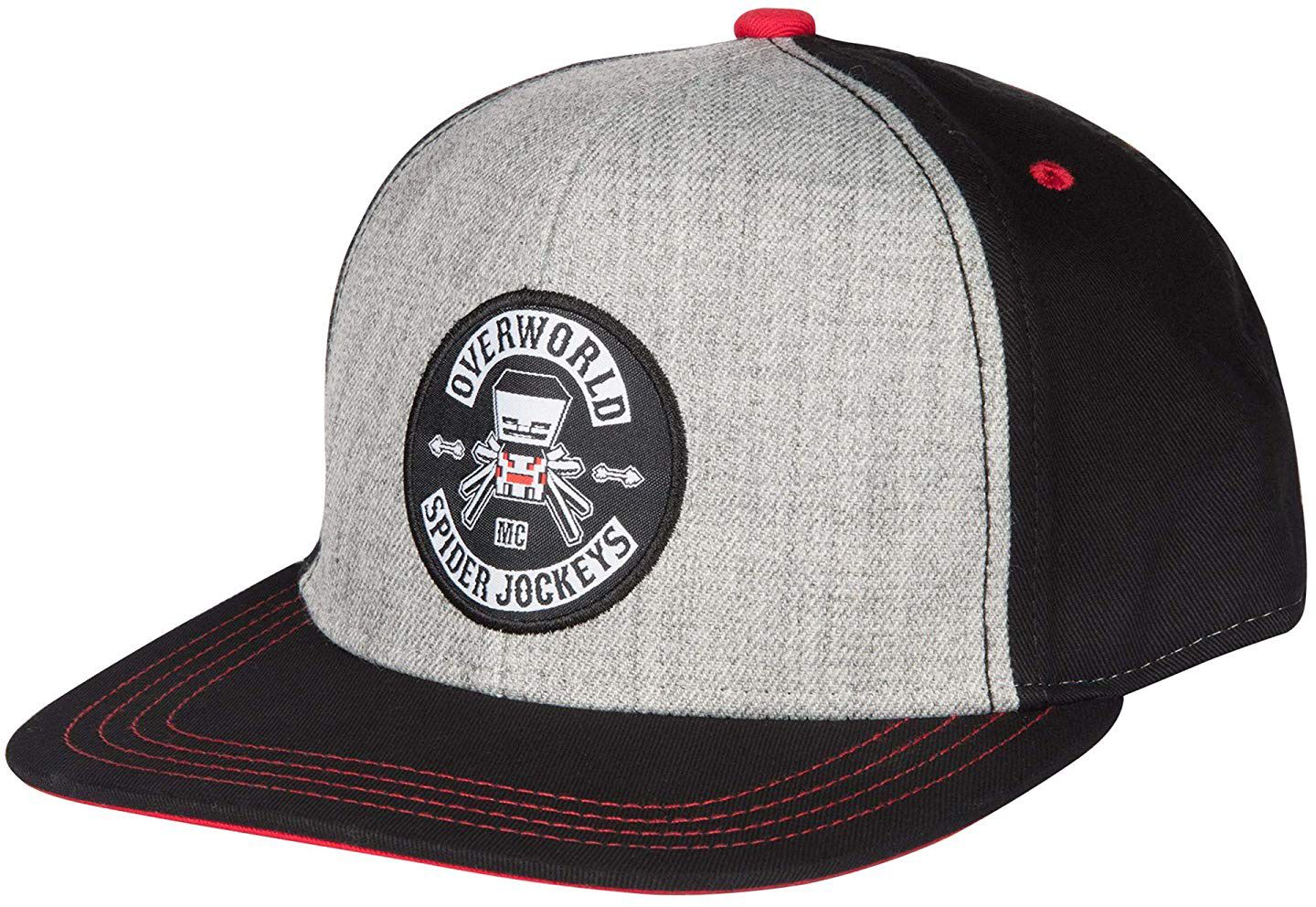 

Кепка JINX Minecraft - Spider Jockey Snap Back Black/Grey