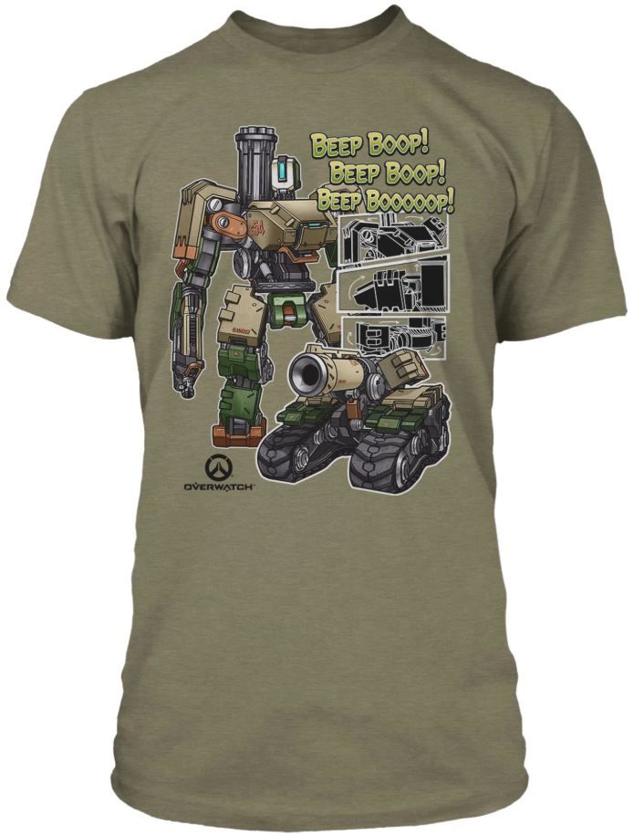 

Футболка JINX Overwatch - Roll Out Premium Tee Olive Heather, S