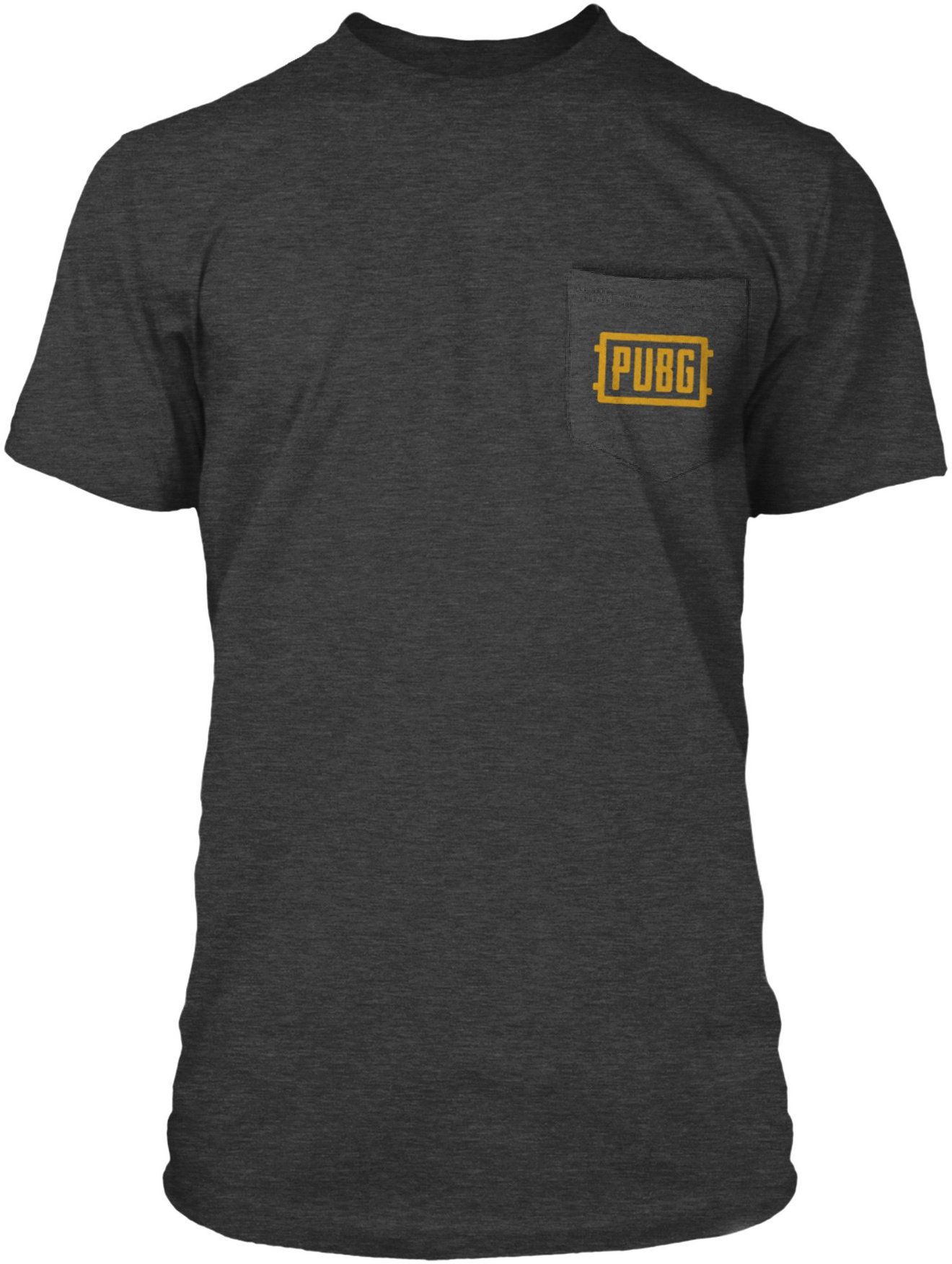 

Футболка JINX PUBG - Orange Logo Pocket Tee Charcoal Heather, S