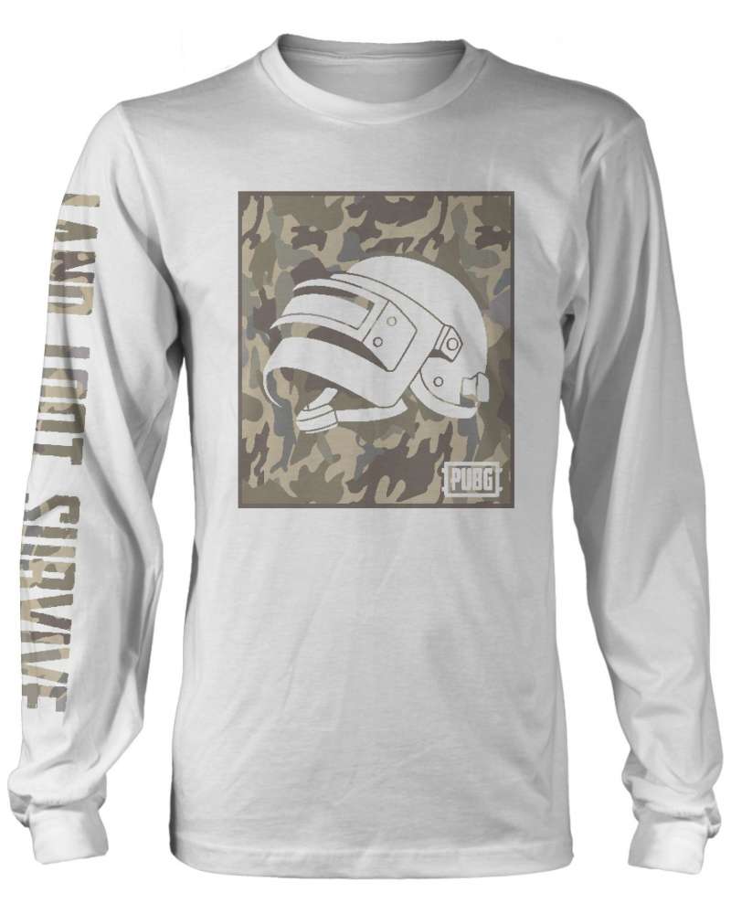 

Лонгслив JINX PUBG - Camo Street Long Sleeve White, M