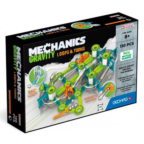 

Магнитные кубики Geomag Loops and Turns (130 детали)