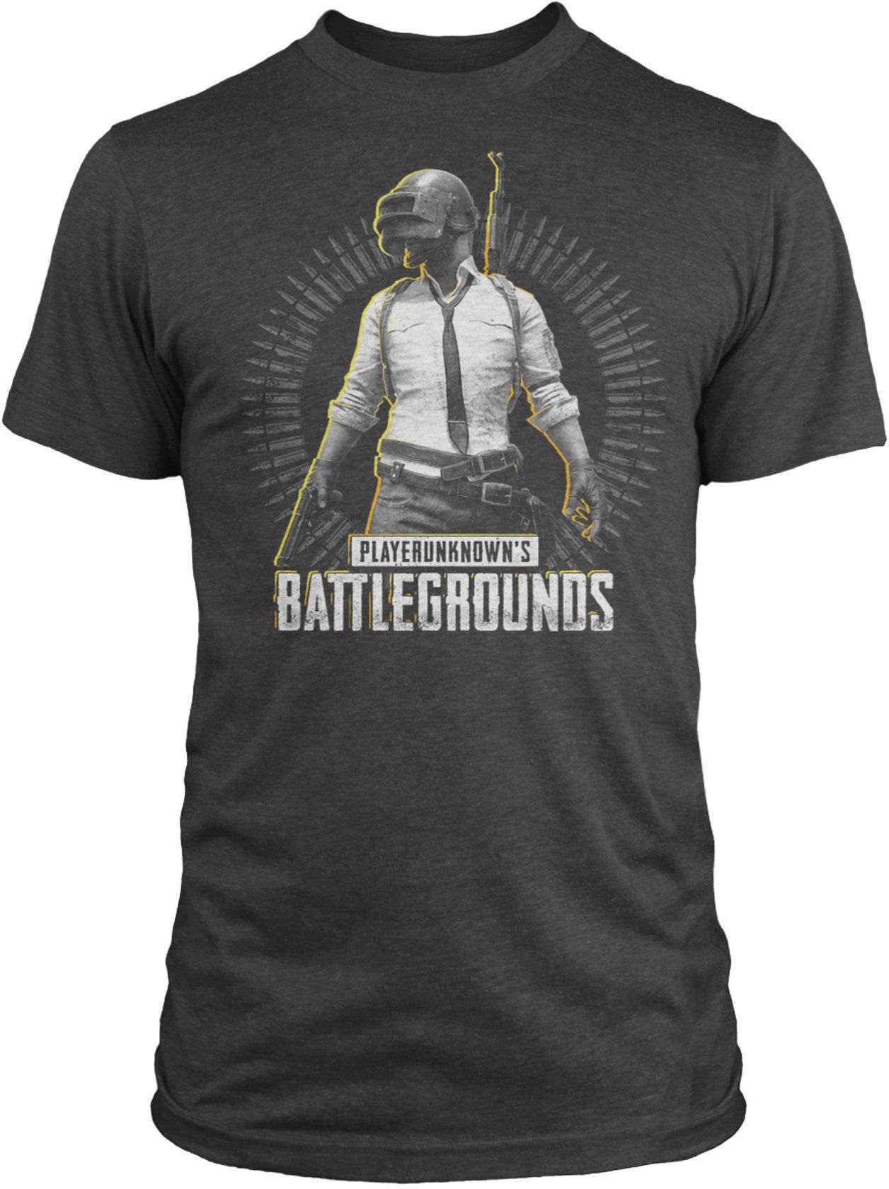 

Футболка JINX PUBG - Level 3 Premium Tee Charcoal Heather, S