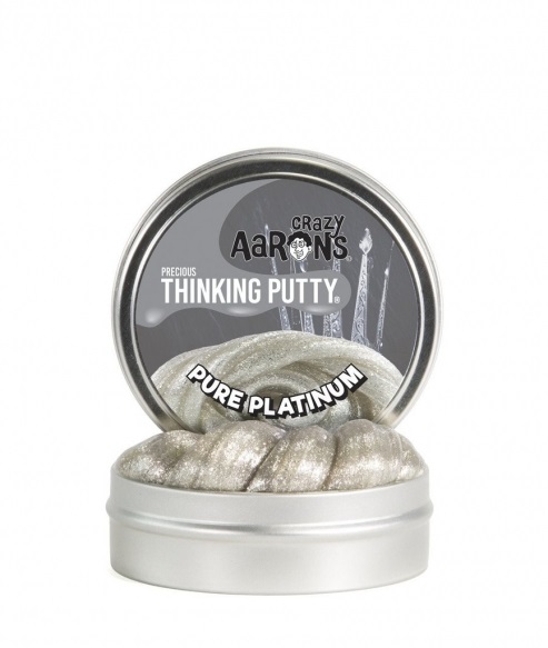 

Жвачка для рук Crazy Aarons Thinking Putty Чистая платина, 45 г