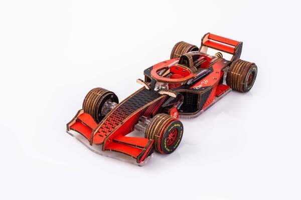 

3D конструктор Veter Models гоночный болид Рейсер V3 Racer красно-черный (223 детали)
