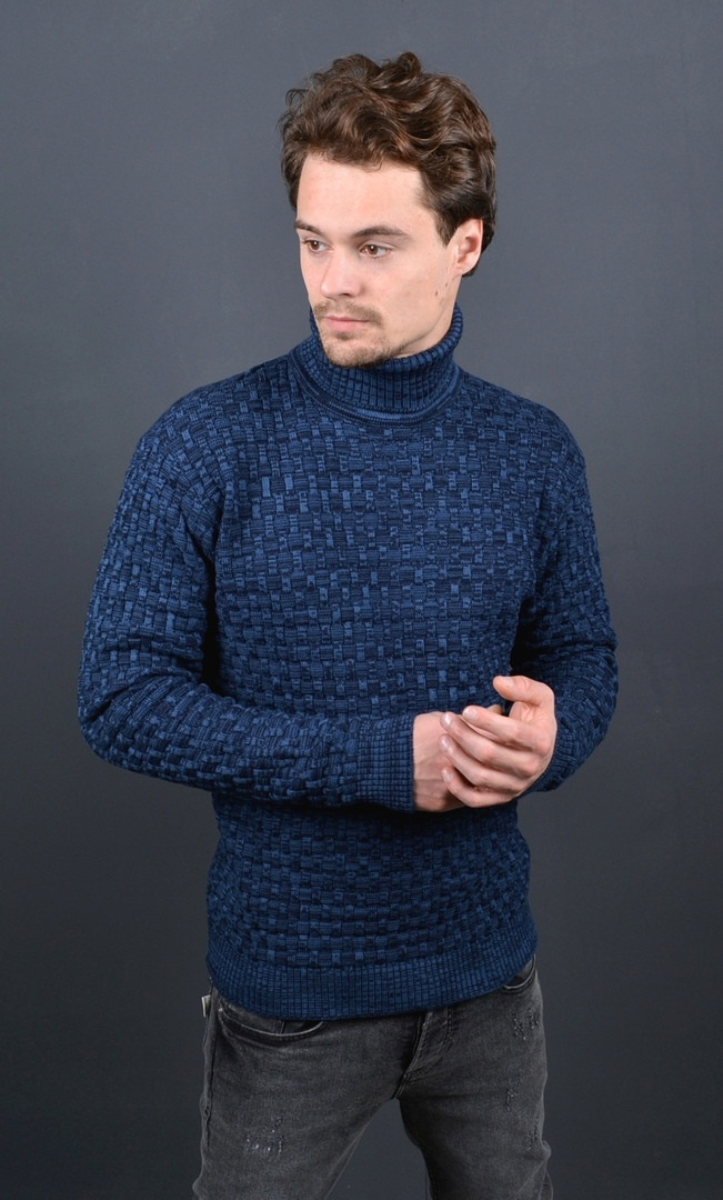 

Мужской гольф DressCode Турция L синий 2480