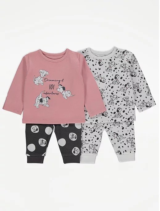 

Комплект пижам George Disney 101 Dalmatians 86-92 см 2шт разноцветные