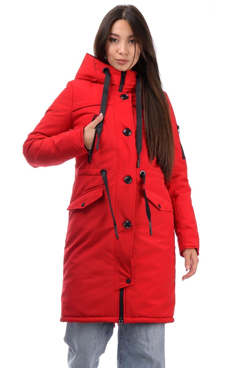 

Женская парка CR-60661-RED 46 красная