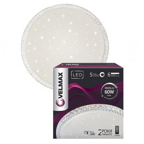 

Светодиодный смарт-светильник Velmax CRYSTAL 60W 3000-6500K