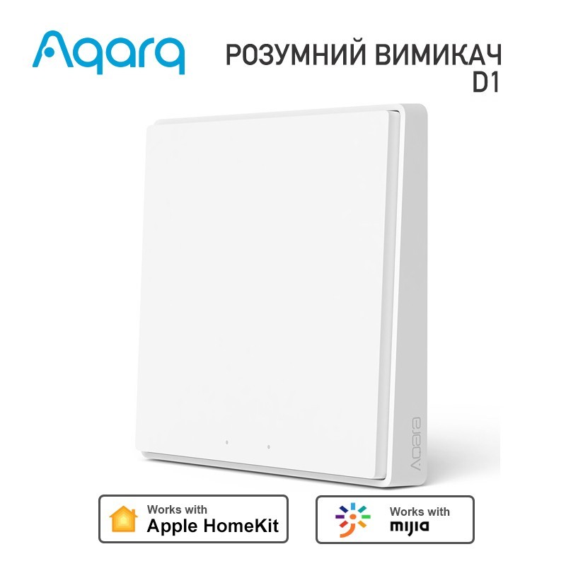 

Вимикач 1 клавіша Aqara D1 Wireless Switch Zigbee HomeKit