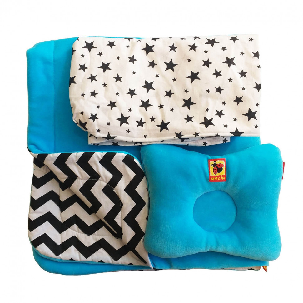 

Комплект Macik Bed Set Newborn MC 110512-10 подушка + одеяло + простыня