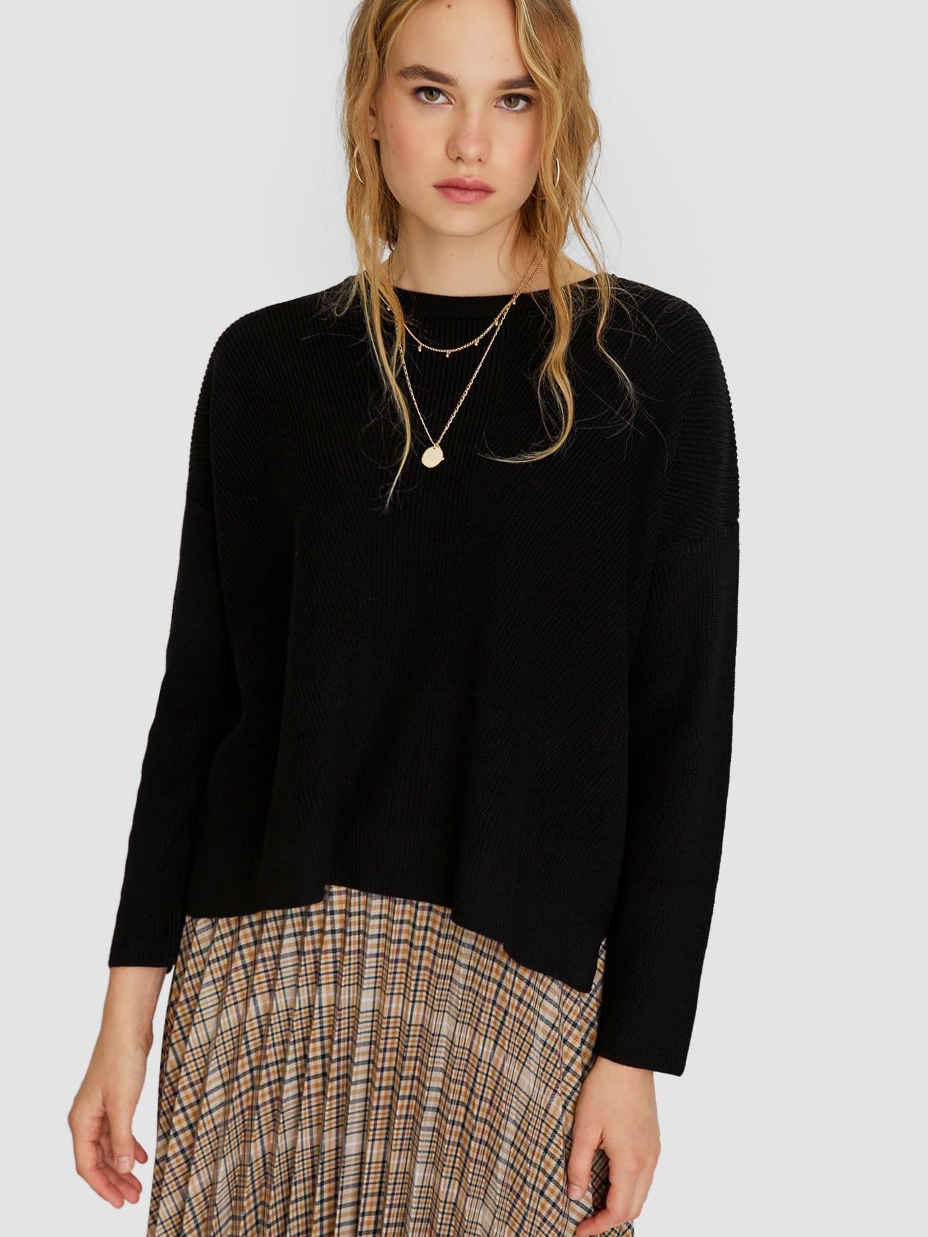 

Джемпер Stradivarius 5019/085/001  Черный, Джемпер Stradivarius 5019/085/001 XS Черный