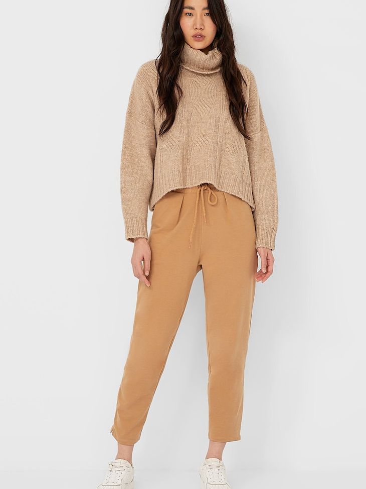 

Спортивные штаны Stradivarius 7429/106/444  Бежевые, Спортивные штаны Stradivarius 7429/106/444 S Бежевые