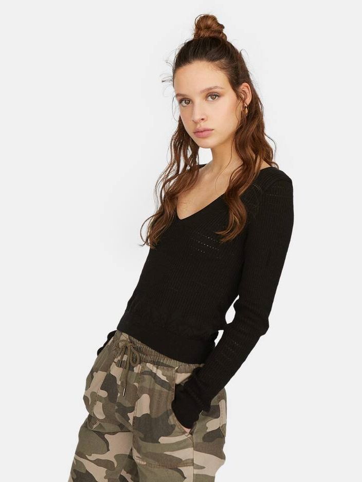 

Джемпер Stradivarius 7831/291/001 S Черный