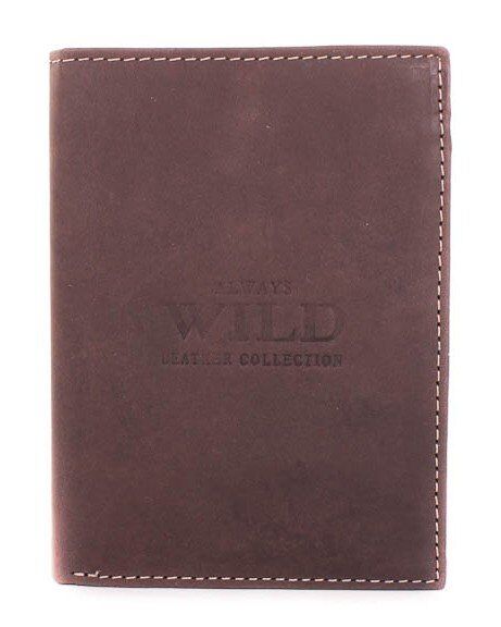 

Мужской кошелек из кожи Always Wild DNKD1072-MNU-brown