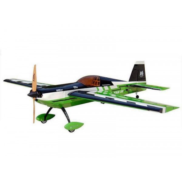 

Самолёт Precision Aerobatics Extra MX, 4-канальный на радиоуправлении с размахом крыла 1472 мм KIT (зеленый)