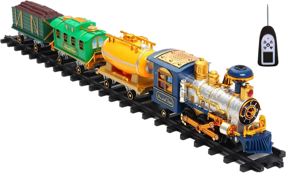 

Железная дорога Limo Toy Классический экспресс на р/у со световыми и звуковыми эффектами (0622/40353) (6903302265013)