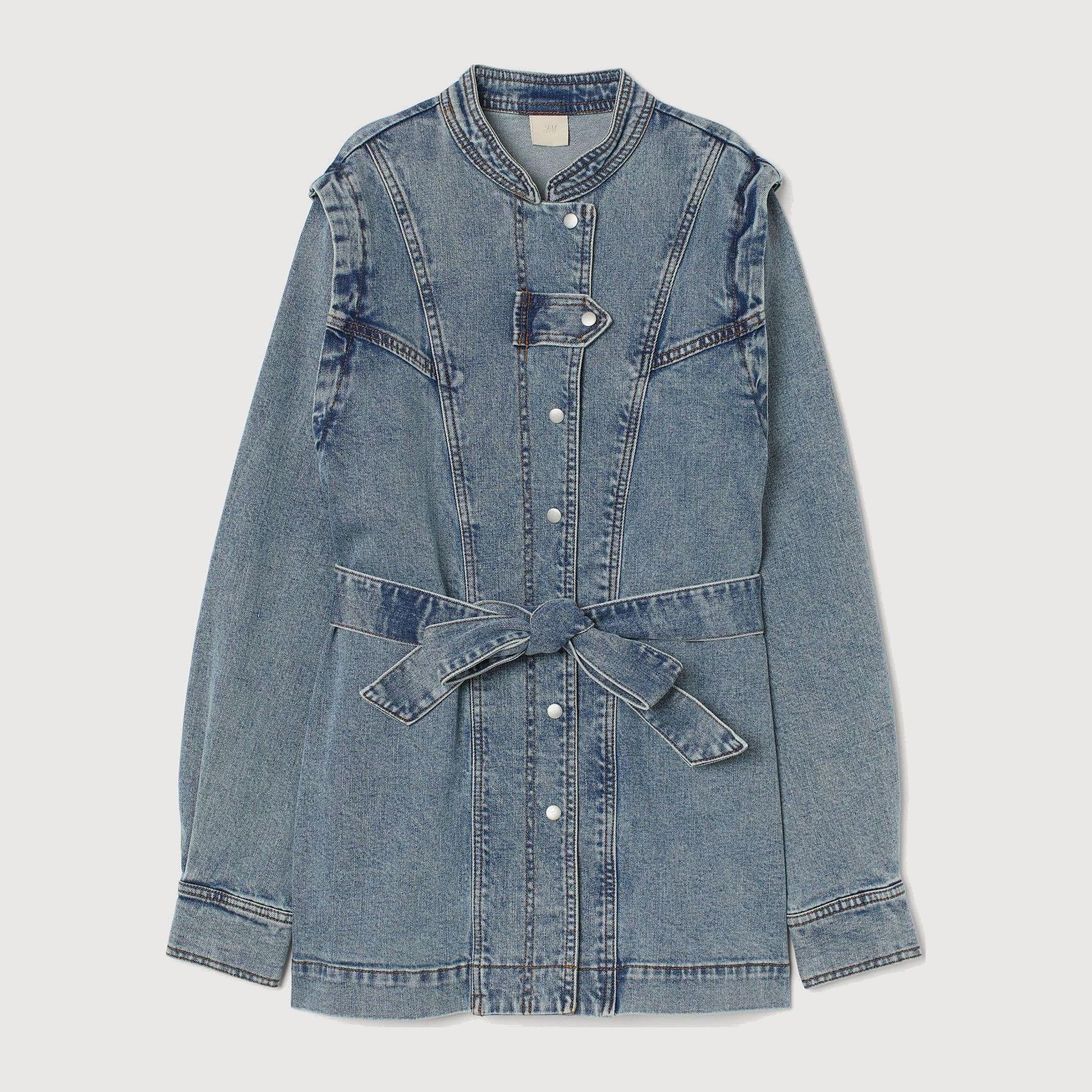 

Джинсовая куртка H&M 8337760-ACUT XS Джинсовая
