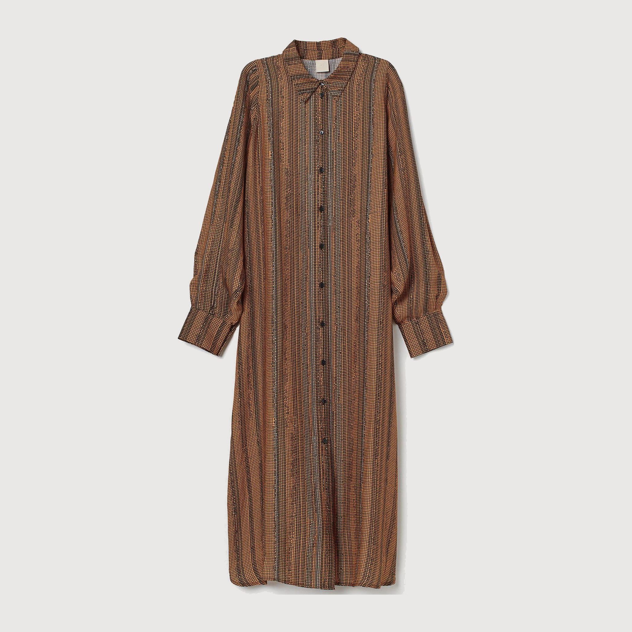 

Платье H&M 7590699-ABBM S Черное с оранжевым