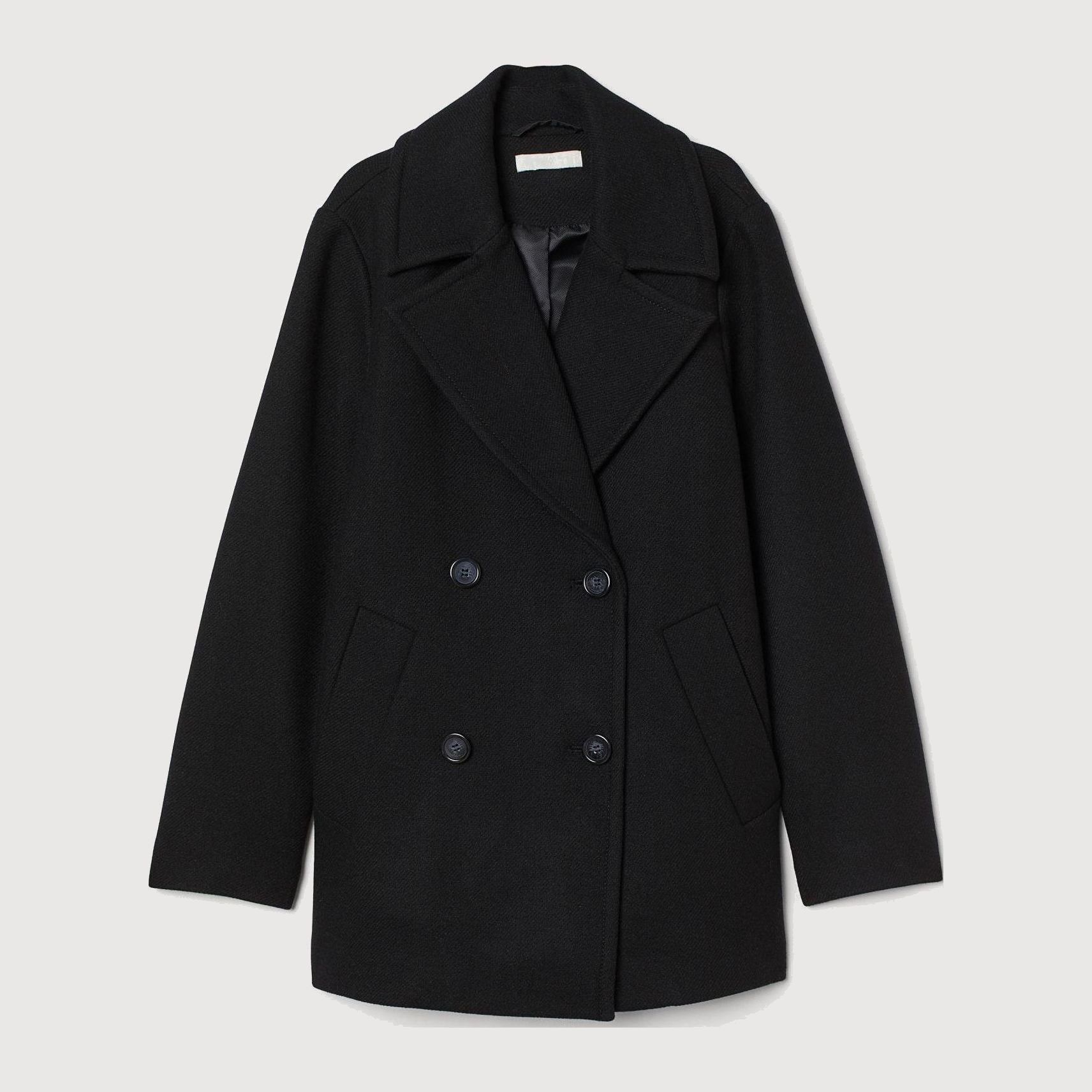 

Пальто H&M 7100688-AAAD 40 Черное