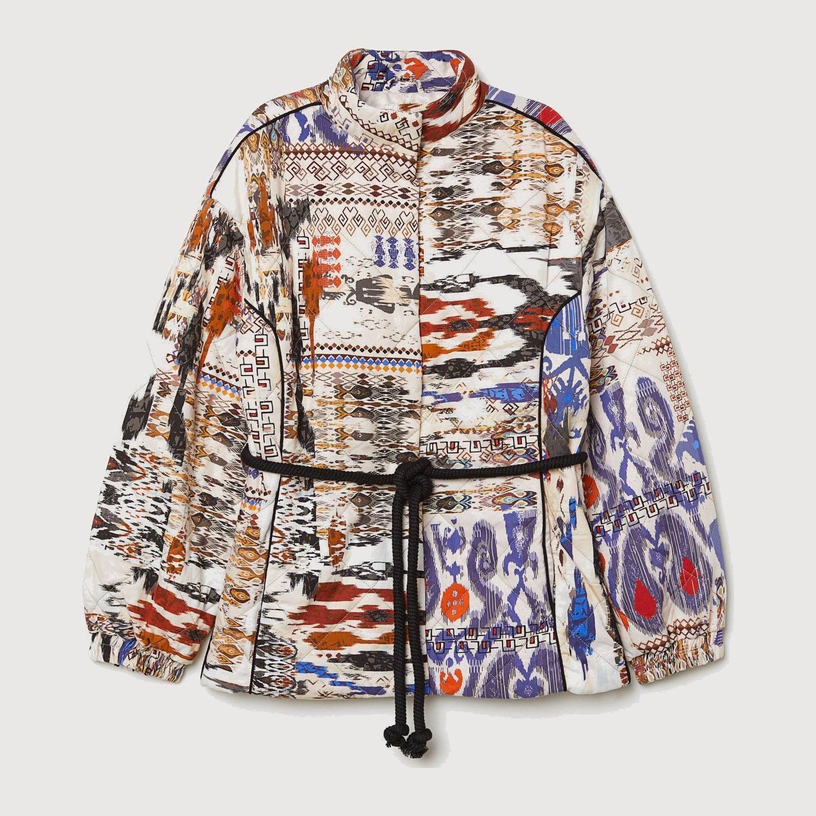 

Куртка H&M 6599118-ABDM 40 Бежевая с разноцветным