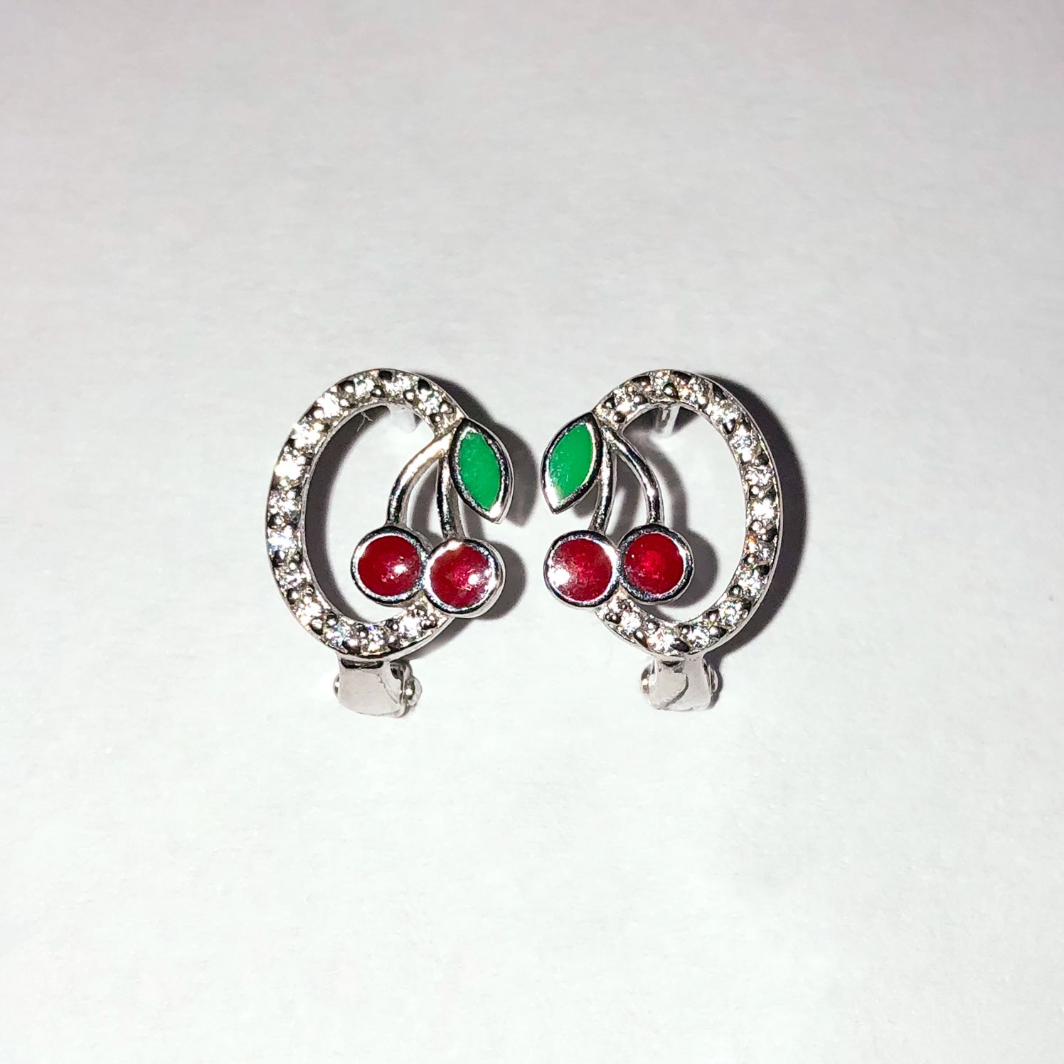 

Детские серебряные серьги "Cherry"