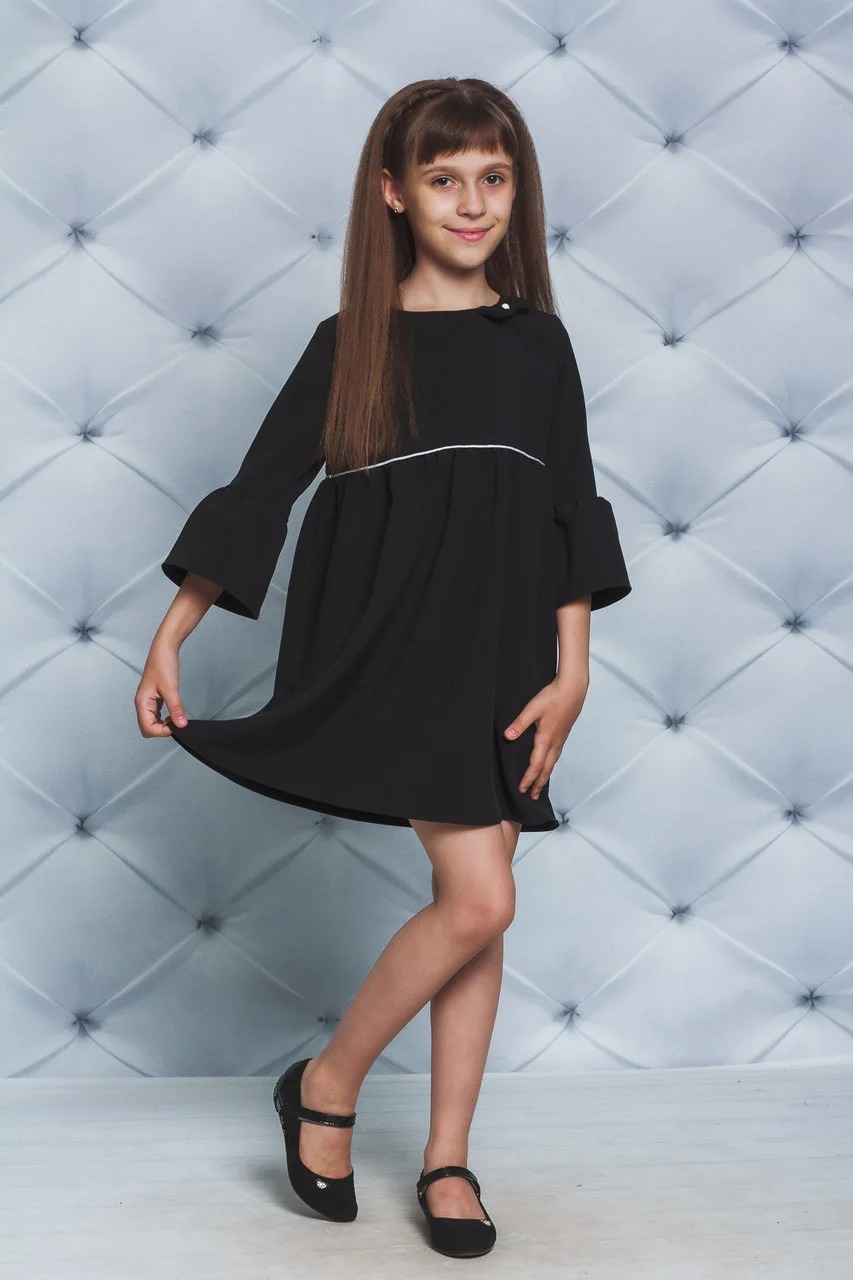 

Fashions • Платье школьное Deborah Fashions 122 черный (02243-ве)