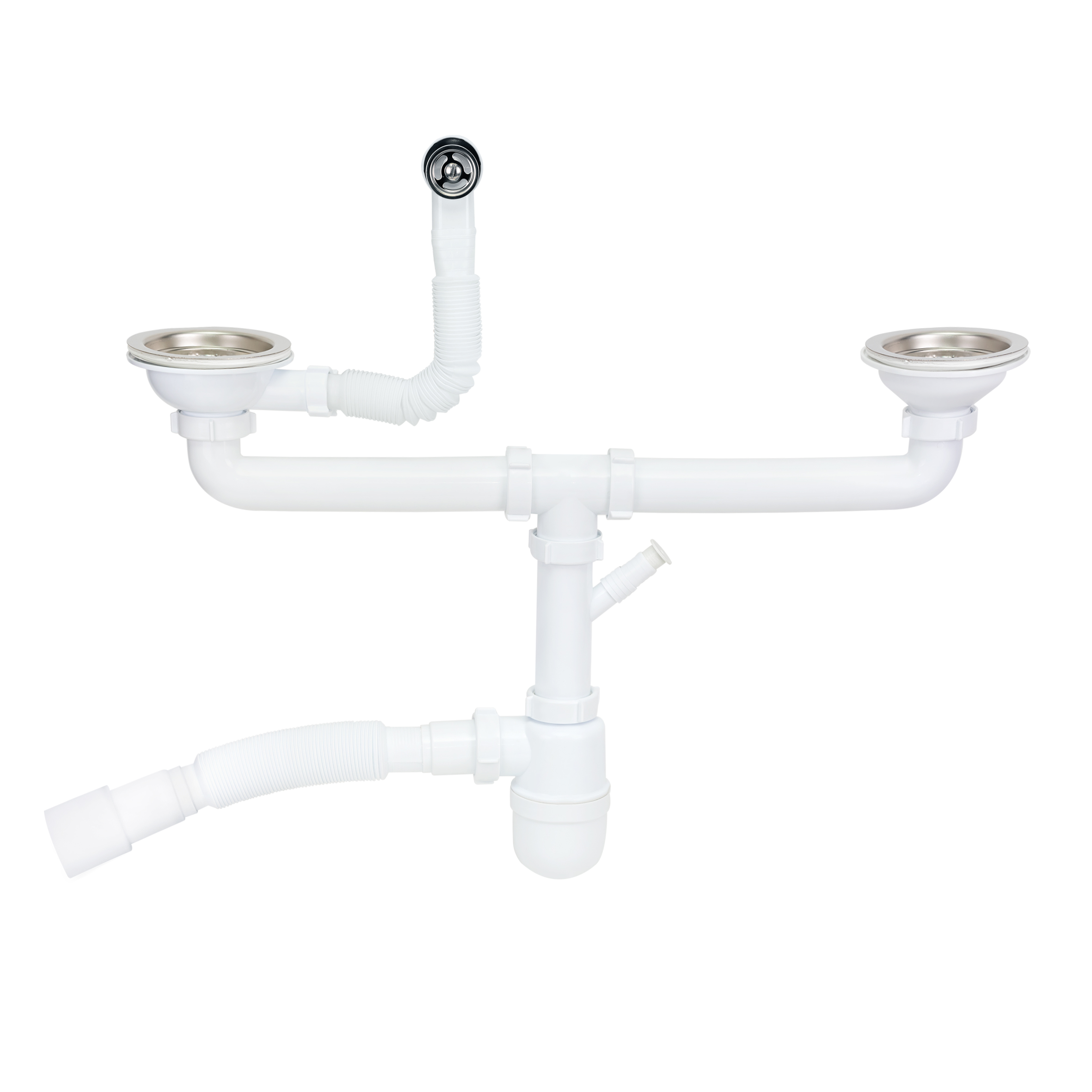 

Сифон для двойной кухонной мойки Lidz (WHI) 60 08 E001 02 (ST702325)