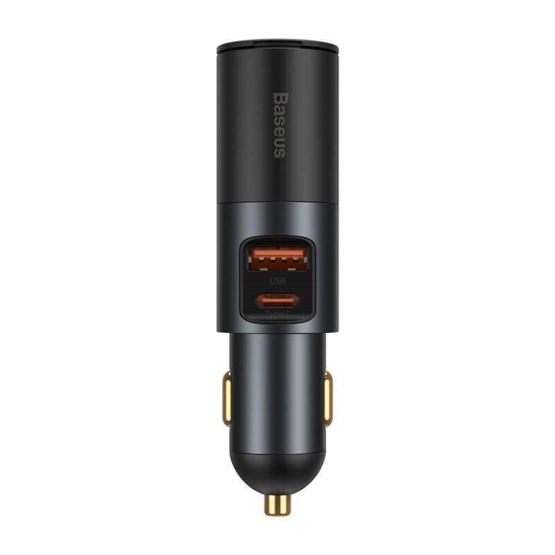 

Автомобильное зарядное устройство Baseus Share Together Fast Charge Car Charger with Cigarette Lighter Port |1USB/1Type-C, 3A, 120W|