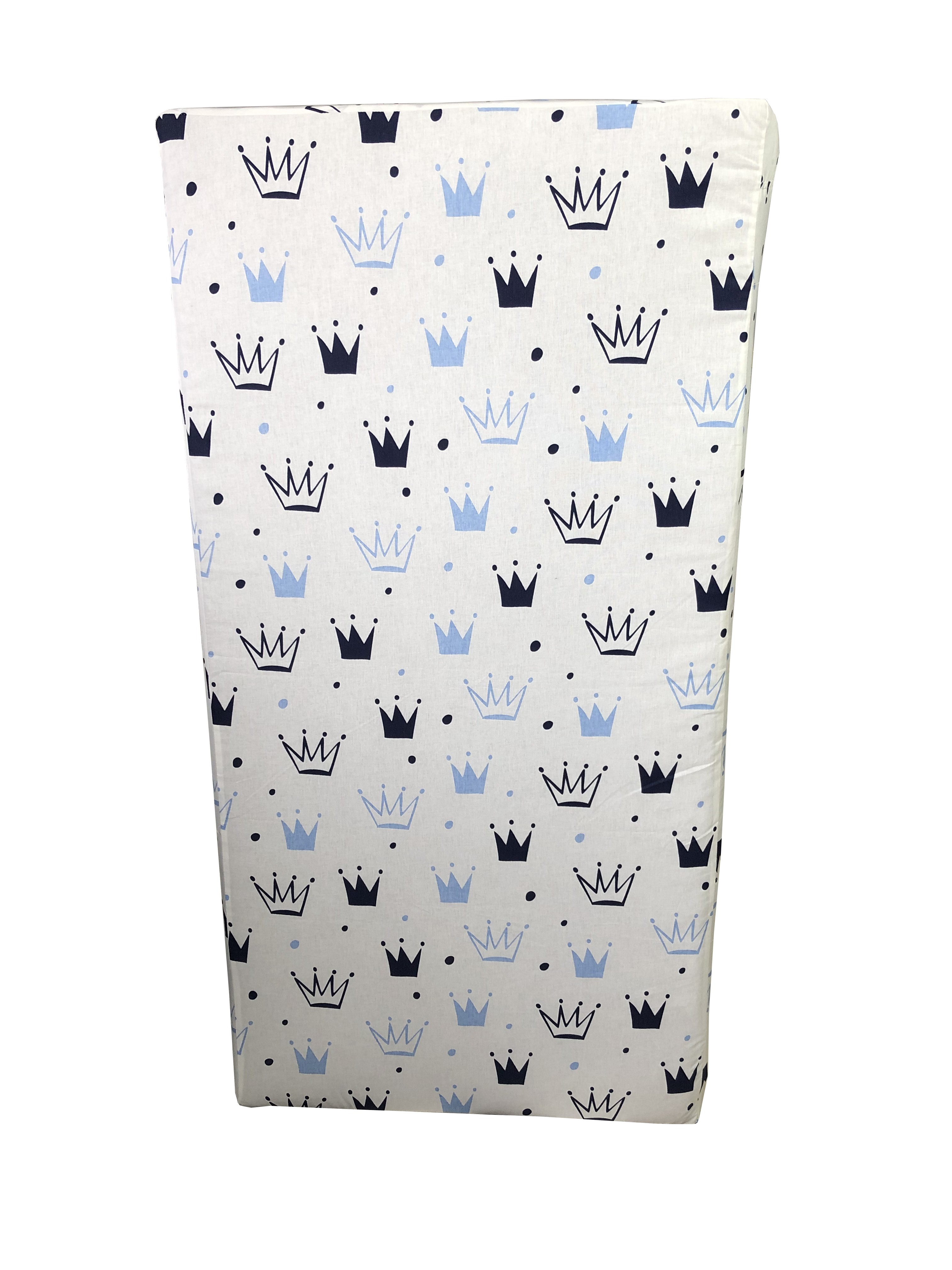 

Матрас детский ортопедический Baby Comfort Соня №8 (120*60*8 см) короны голубые