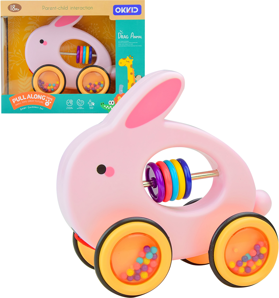 

Игрушка каталочка Зайка 18.5x28x9.5 см (7032)