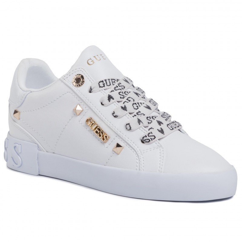 

Женские белые кожаные кеды Guess Puxly FL5PUX LEA12 размер 36