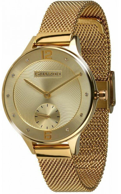 

Женские наручные часы Guardo P11636(m) 1-GG
