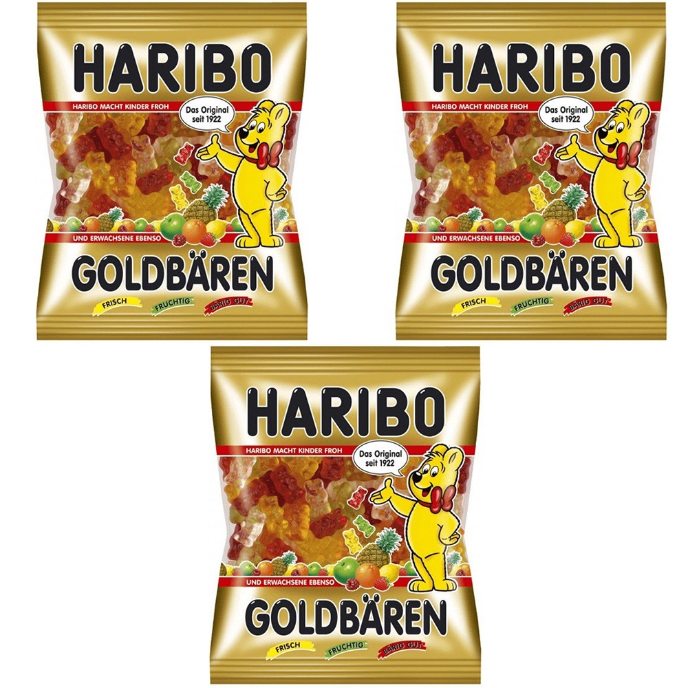 Конфеты жевательные HARIBO Золотые медведи 360 г *3 шт (1080 г ...