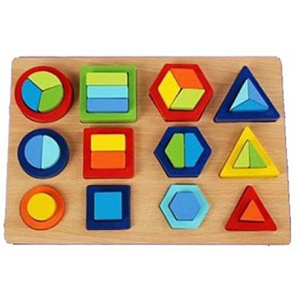 

Дерев'яна іграшка Геометрика Bambi MD 2829