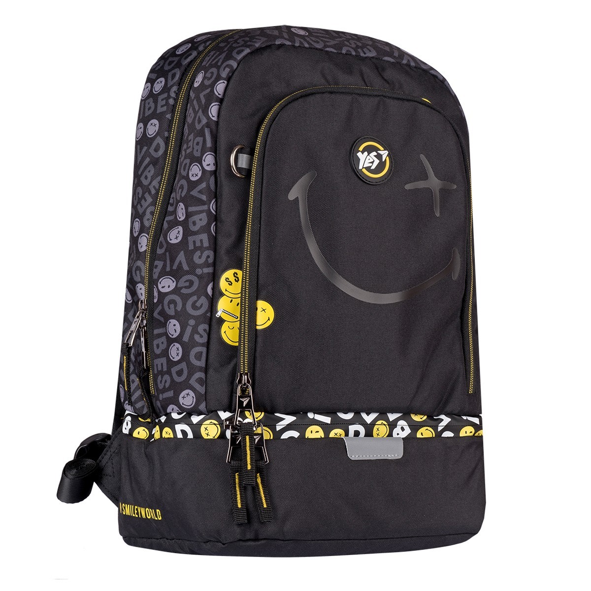 

Рюкзак шкільний Yes S-79 Smiley World Black & Yellow (552274)