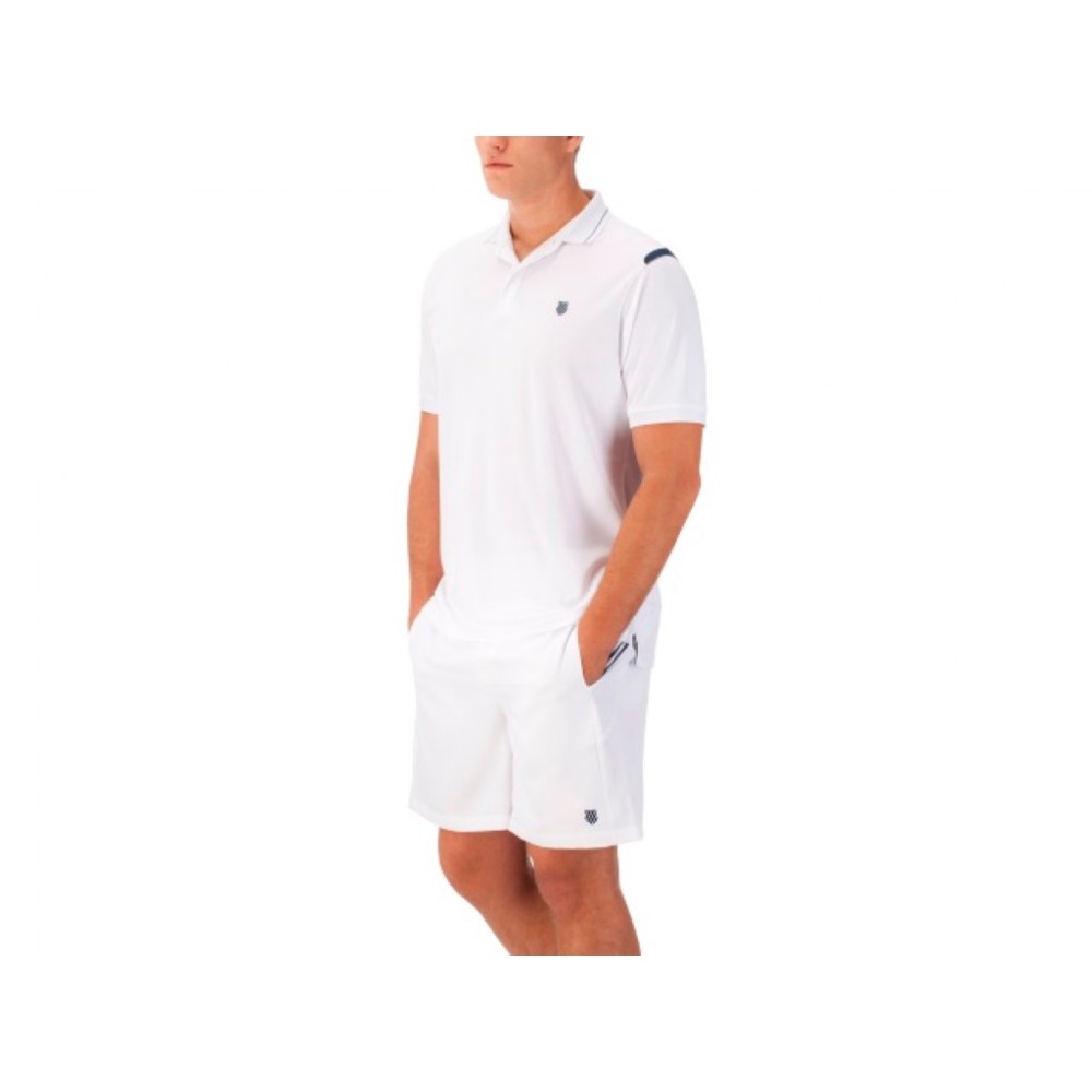 

Поло для мужчин K-Swiss Men Polo backcourt white (XL)