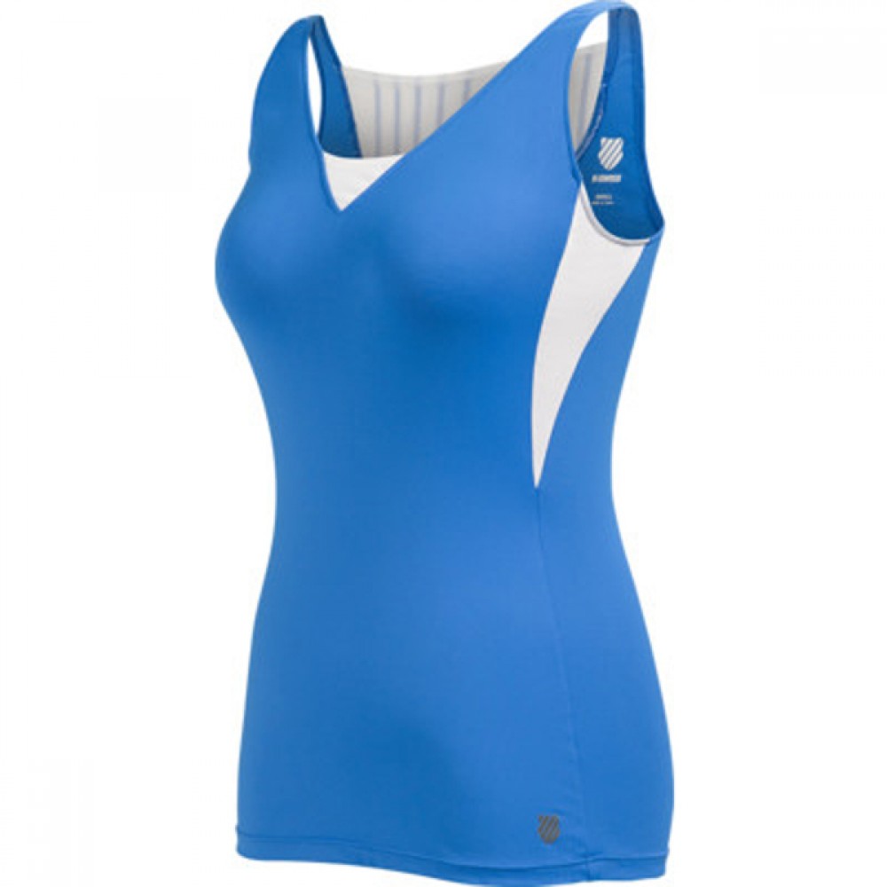

Майка для женщин K-Swiss Top 66 tank blue/white (XS)