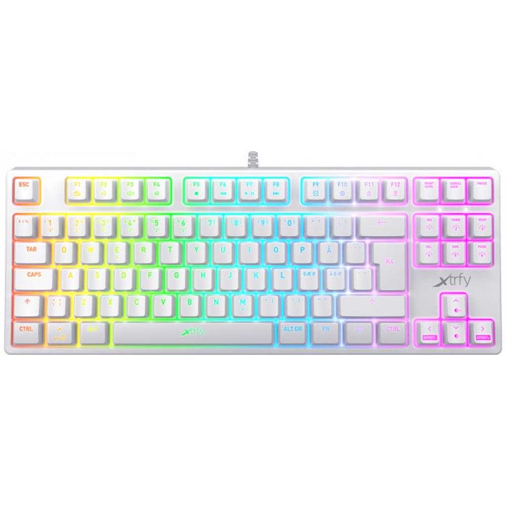 

Клавиатура Xtrfy K4 TKL RGB Kailh Red Ukr-Ru White (XG-K4-RGB-TKL-WH-R-UKR)