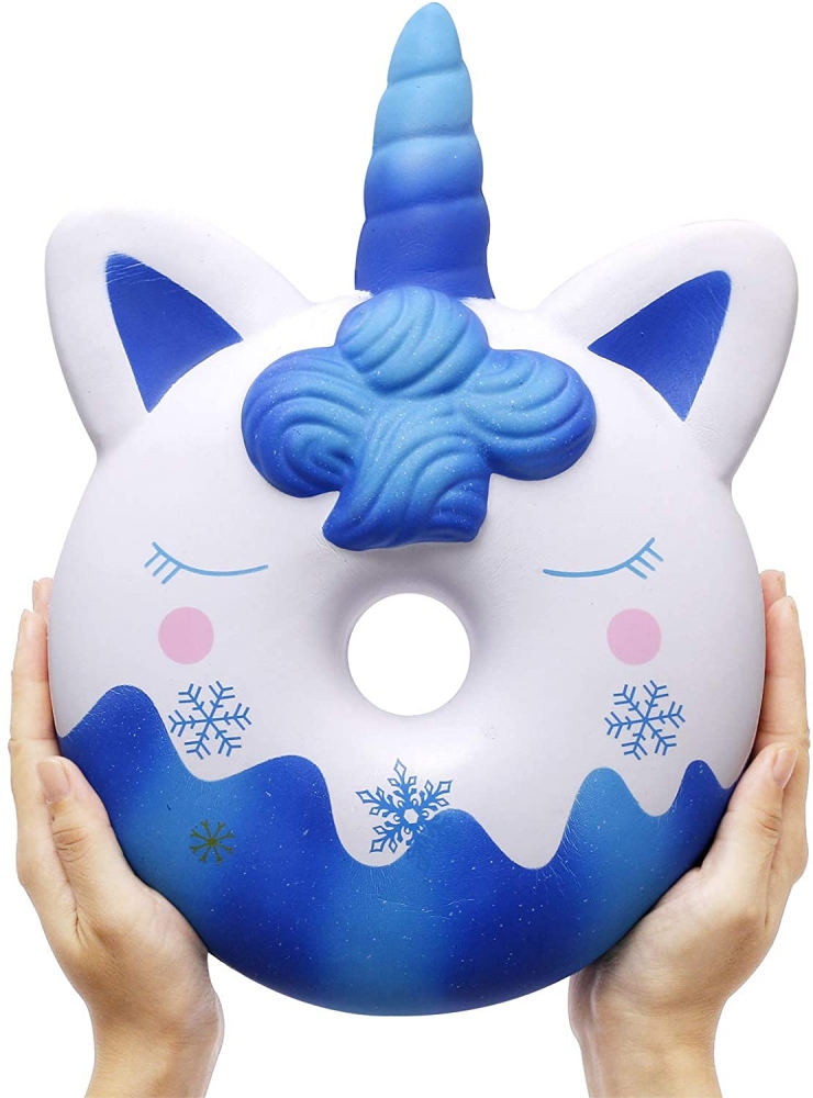 

Мягкая игрушка антистресс Сквиши Squishy Пончик Единорог 25 х 35 см