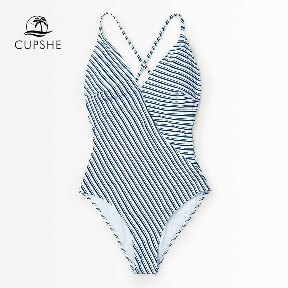 

Купальник Cupshe S черно-белый 3066430664664