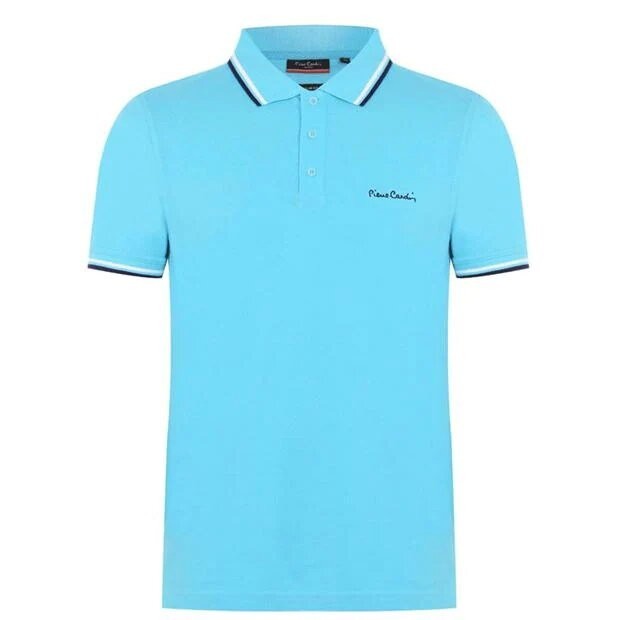 

Поло Pierre Cardin Trimmed Polo Shirt  Голубой 54016020, Поло Pierre Cardin Trimmed Polo Shirt M Голубой 54016020