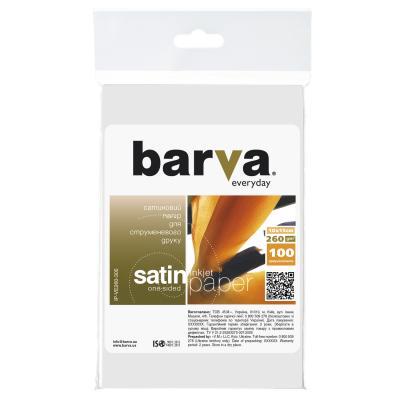 

Бумага BARVA 10x15, 260g/m2, Everyday, Satin, 100с (IP-VE260-305) (K314097-01)