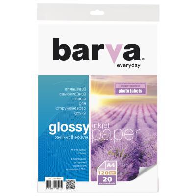 

Бумага BARVA A4 Everyday Glossy, Self Adhesive 120г, 20с (IP-CLE120-269) (K317193-01)