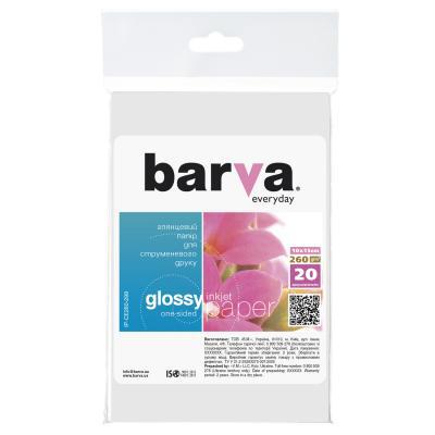 

Бумага BARVA 10x15, 260g/m2, Everyday, Glossy 20с (IP-CE260-299) (K314094-01)