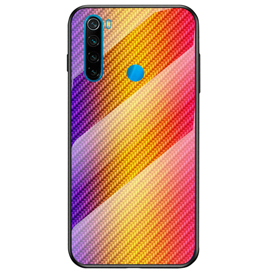 

TPU+Glass чехол Epik Twist для Xiaomi Redmi Note 8 Оранжевый
