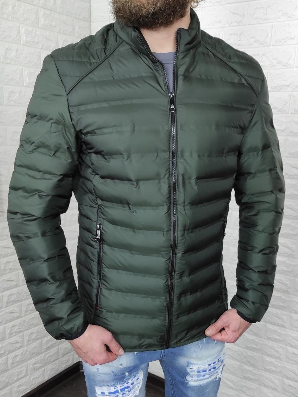 

Куртка ZKE Grand 8XL зелёная полубатал 1904-8XL