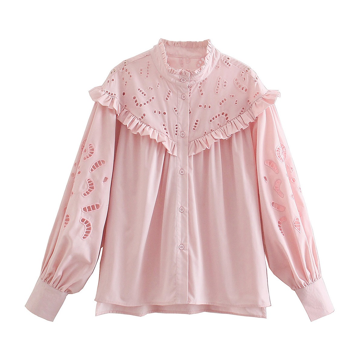 

Блуза женская с вышивкой и рюшами Cute Berni Fashion () Розовый, Блуза женская с вышивкой и рюшами Cute Berni Fashion (M) Розовый