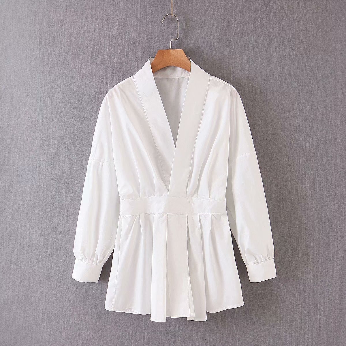 

Блуза женская с V-вырезом Fly Berni Fashion (L) Белый