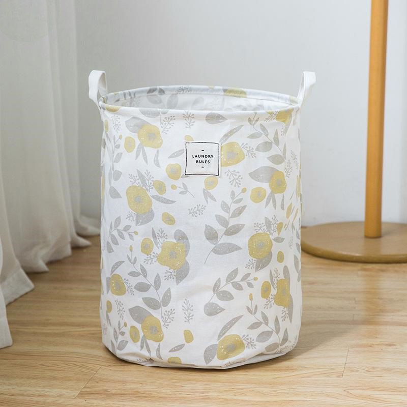 

Корзина для игрушек, белья, хранения Желтые цветы Berni Home Желтый (58963)